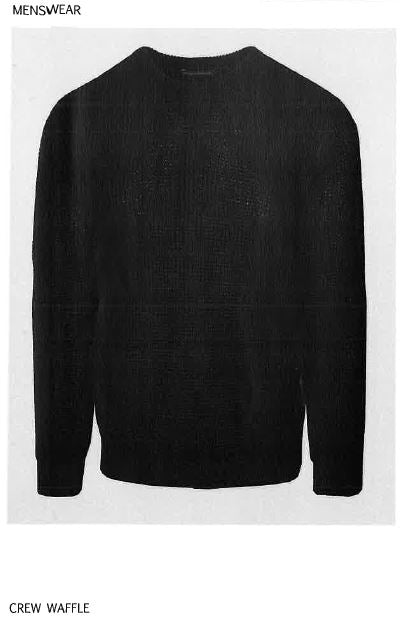 Crew Waffle Crew Neck