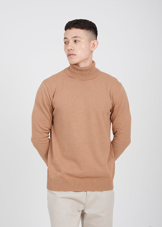 Mens Brave Soul Tan Knitwear