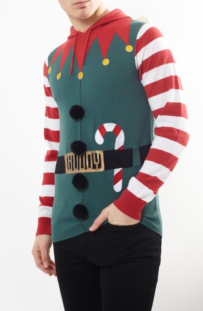 Mens Brave Soul Green Knitwear
