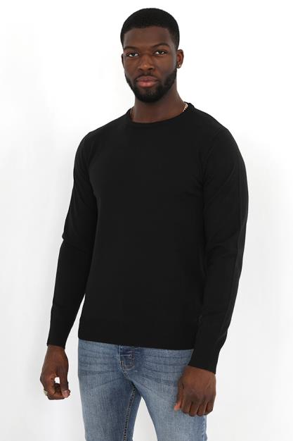 Mens Brave Soul Black Knitwear