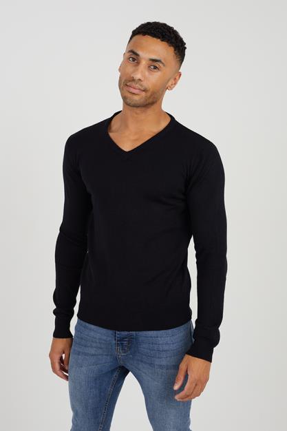 Mens Brave Soul Black Knitwear