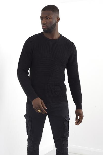 Mens Brave Soul Black Knitwear
