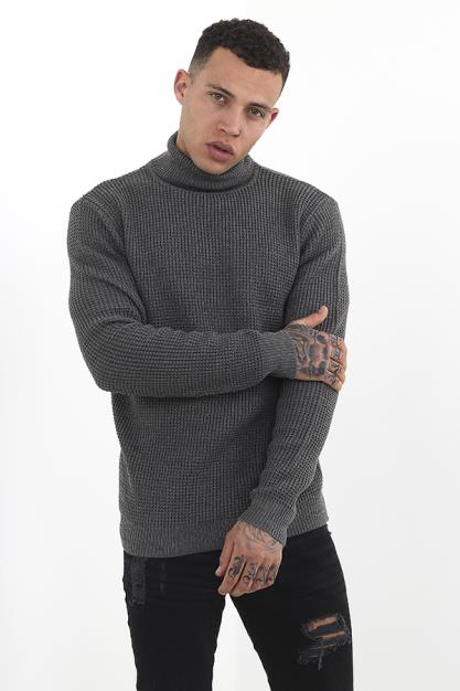 Mens Brave Soul Grey Knitwear