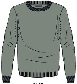 Knitted Long Sleeve Crew