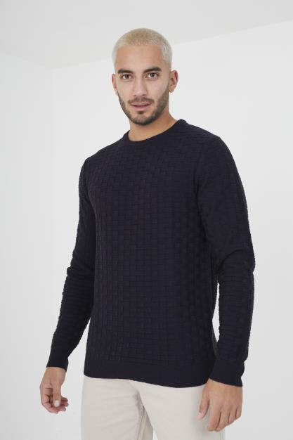 Mens Brave Soul Navy Knitwear