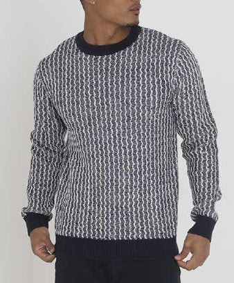 1X1 Ribbed Crew Neck