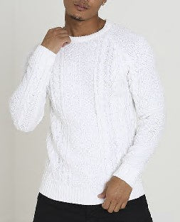 Crew Neck Raglan Sleeve Sweater