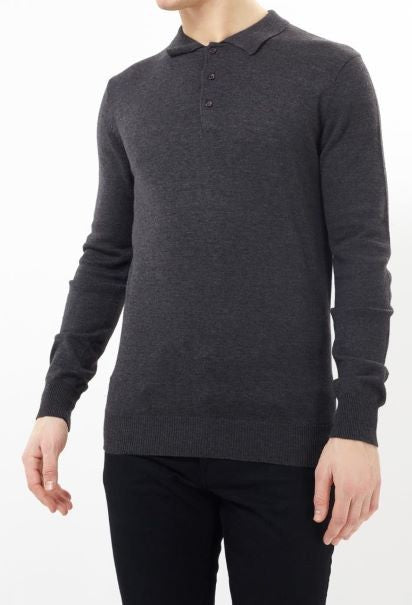 Mens Brave Soul Grey Knitwear