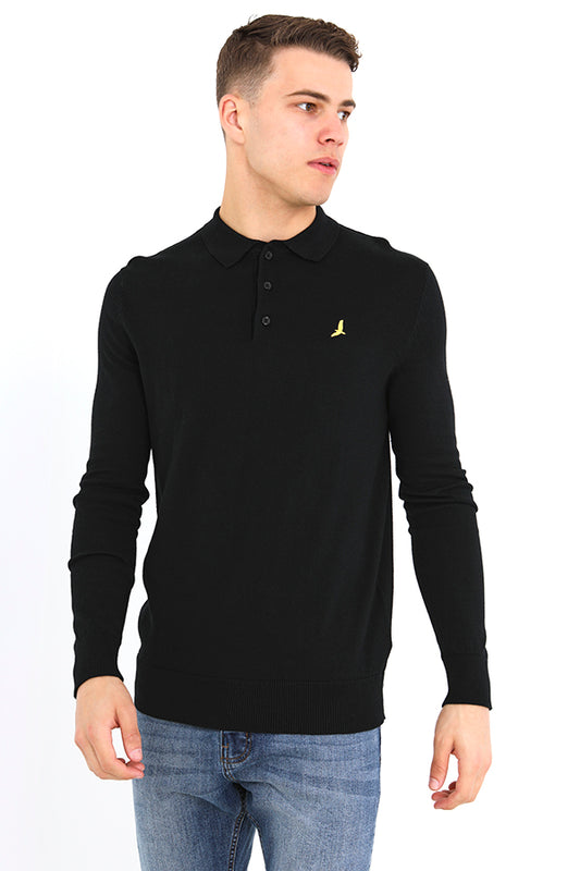 Bird Embroidery Detail Long Sleeve Knitted Jumper