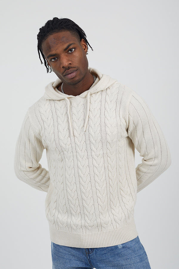 Mens Brave Soul Charcoal Knitwear