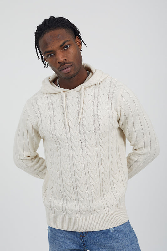 Mens Brave Soul Charcoal Knitwear