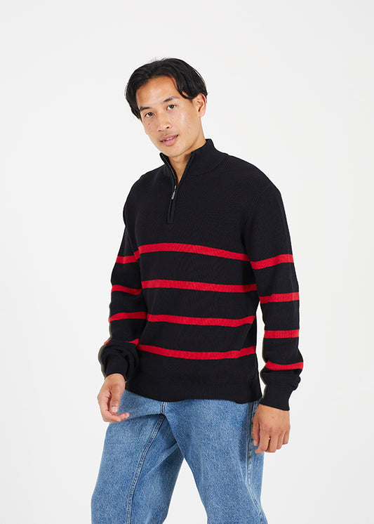 Mens Brave Soul Black Knitwear