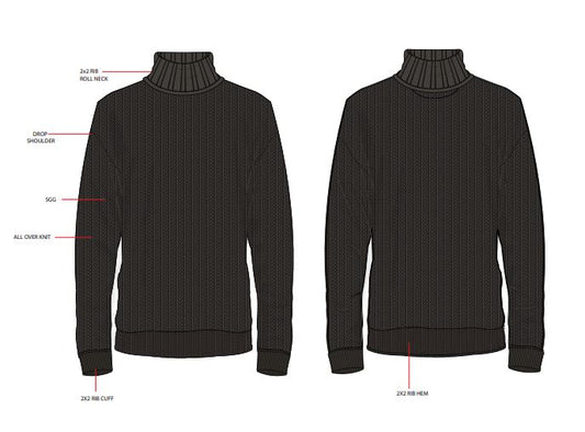 Roll Neck Jumper