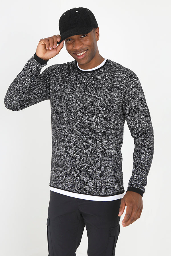 Contrast Colour Tlayer Long Sleeve T-Shirt