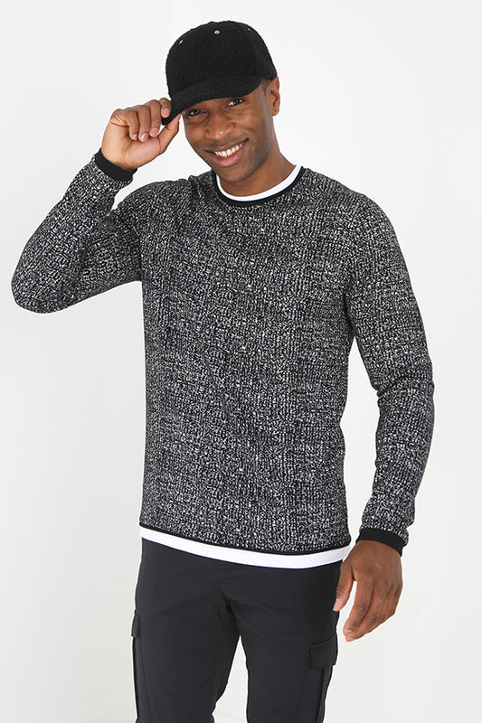 Contrast Colour Tlayer Long Sleeve T-Shirt