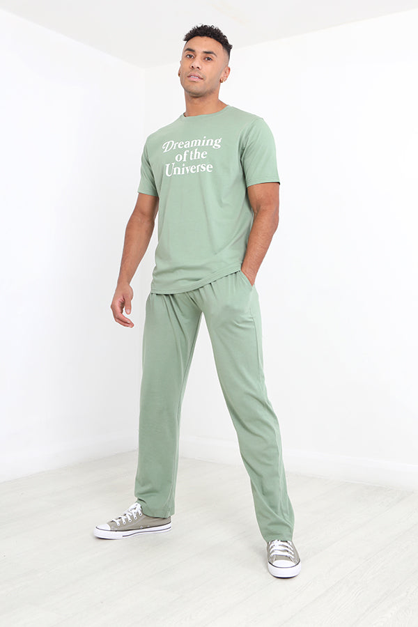 Dark Sage 'Dreaming Of The Universe' Slogan Pyjamas
