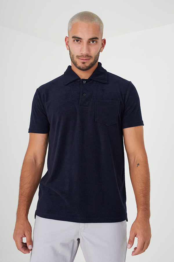 Short Sleeve 2Xbutton Placket Polo Set