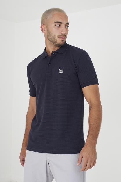 Short Sleeve 2 Button Placket Polo