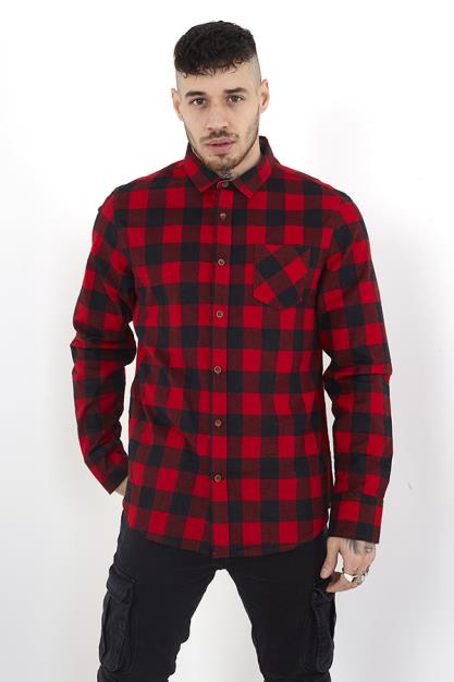 Long Sleeve Shirt-Stand Up Pack Chambray Inner Dyoke