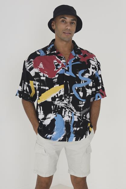 Oversized Short Sleeve Shirt