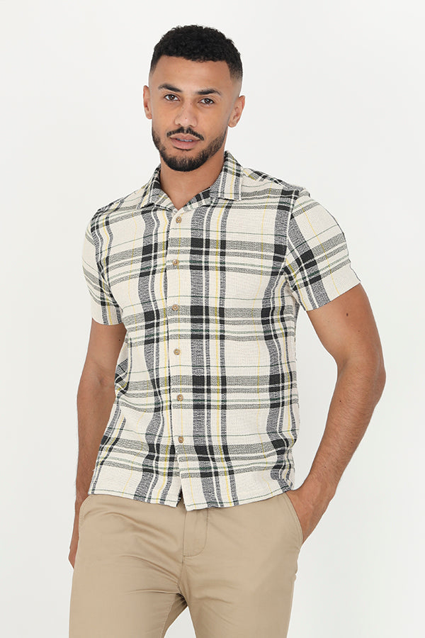 All Over Plaid Short Sleeve Shirt