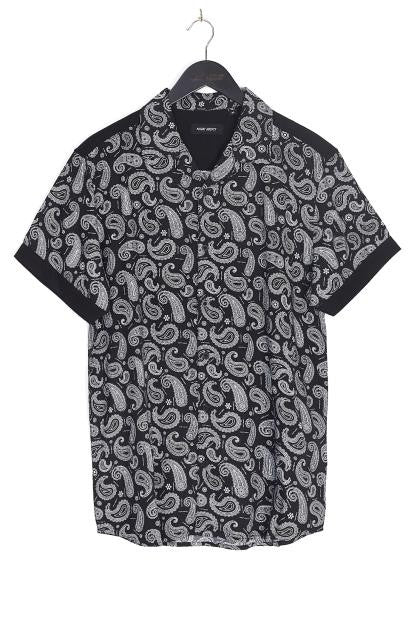 Short Sleeve Shirt Paisley Print
