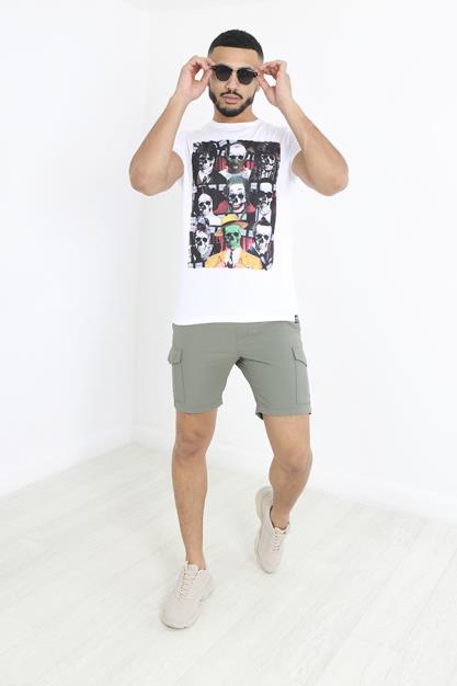 Taslan Cargo Shorts Elasticated Waist