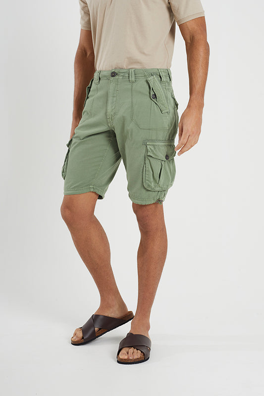 Enzyme Washed Cargo Short