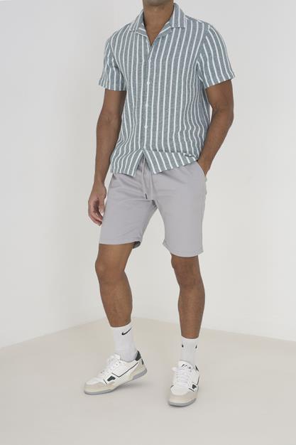 Cotton Twill Chino Short Elasticated Waist