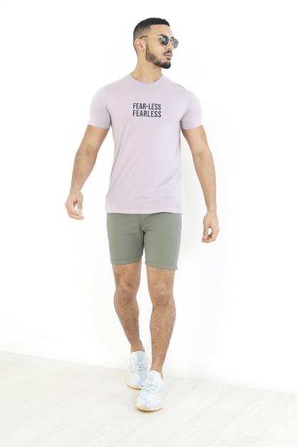 Cotton Twill Chino Short Elasticated Waist