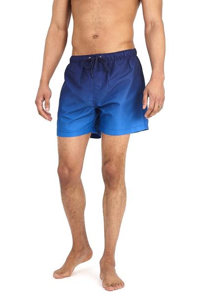 Dip Dye Printed Swim Shorts Elasticated Waist