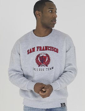 Oversized Fit Crew Neck Sweat-Shirt