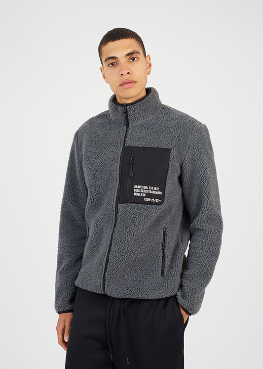 Mens Brave Soul Grey Sweatshirt