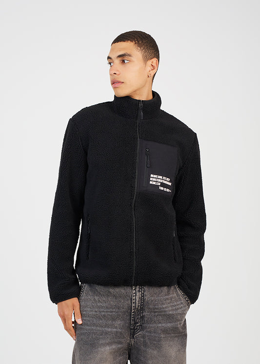 Mens Brave Soul Black Sweatshirt