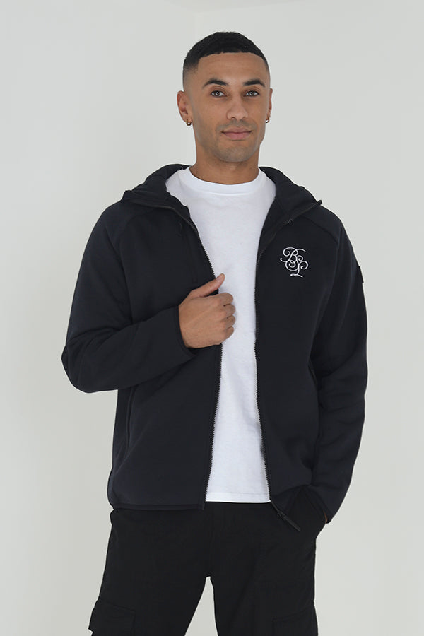 Raglan Sleeve Higher Neck Hoody Full Zip Through