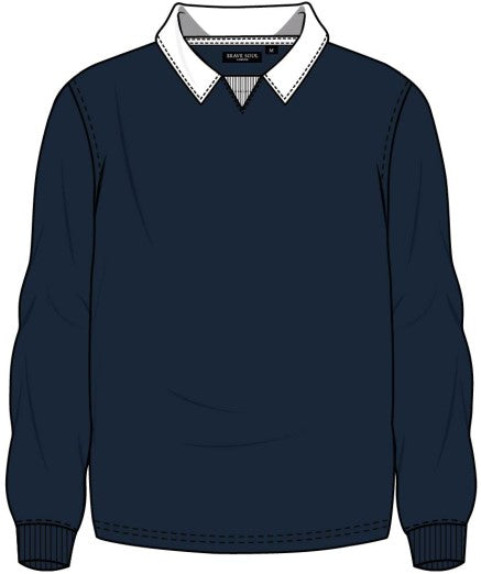 Collared Sweat-Shirt