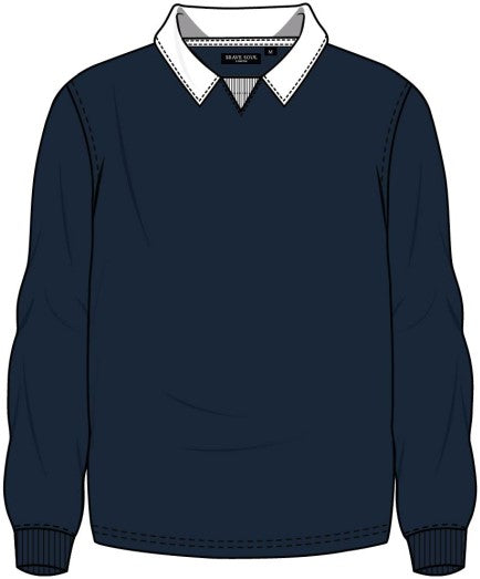 Collared Sweat-Shirt