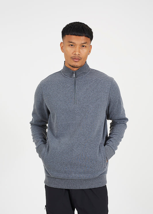 Mens Brave Soul Charcoal Sweatshirt