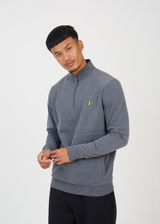 Mens Brave Soul Charcoal Sweatshirt