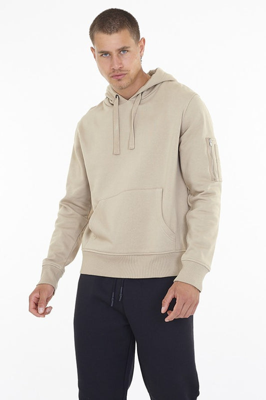 Long Sleeve Kangaroo Patch Pocket Sweatshirt