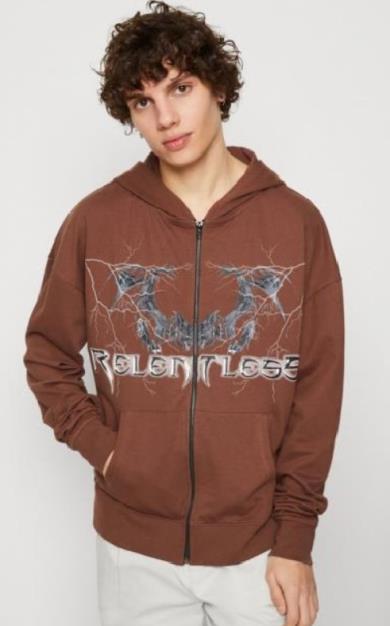 Zip Through Hoddie
