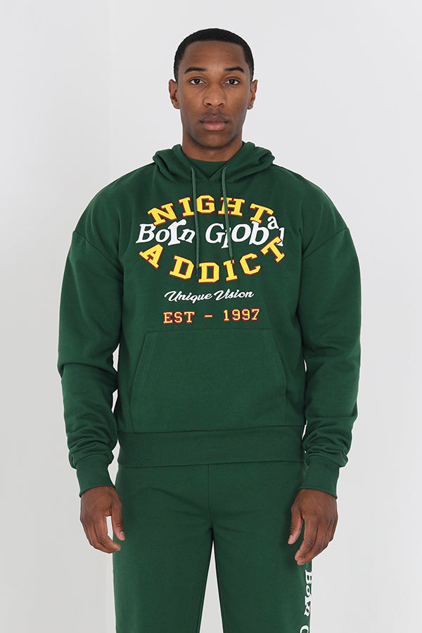 Night Addict Over Head Hoodie