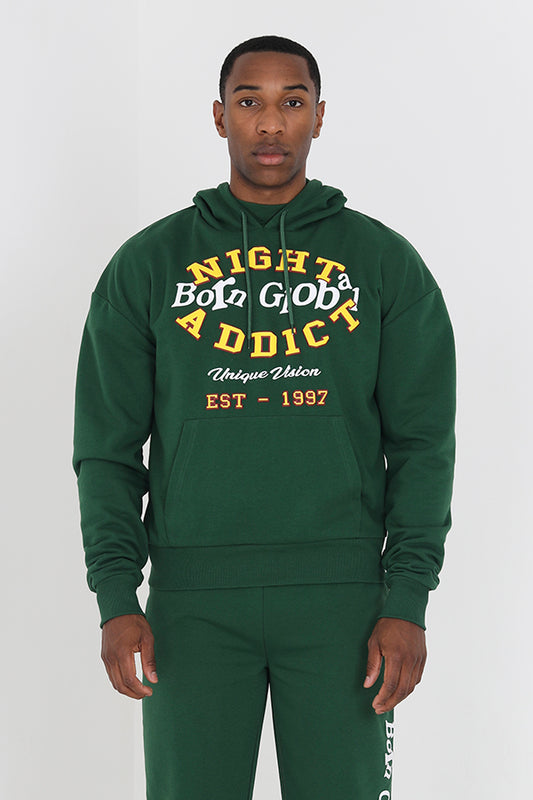 Night Addict Over Head Hoodie