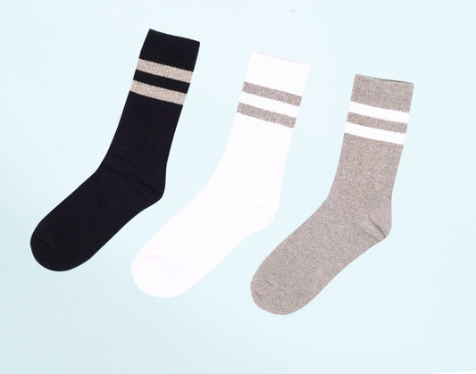 Retro Sports Stripe Five Pack Socks