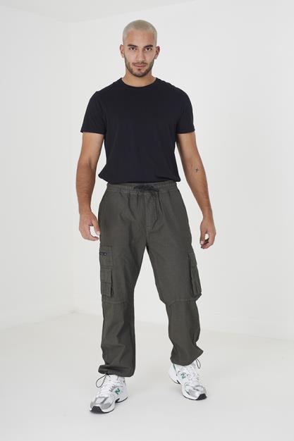 Cotton Ripstop Cargo Pant Elasticated Waist With Drawcord
