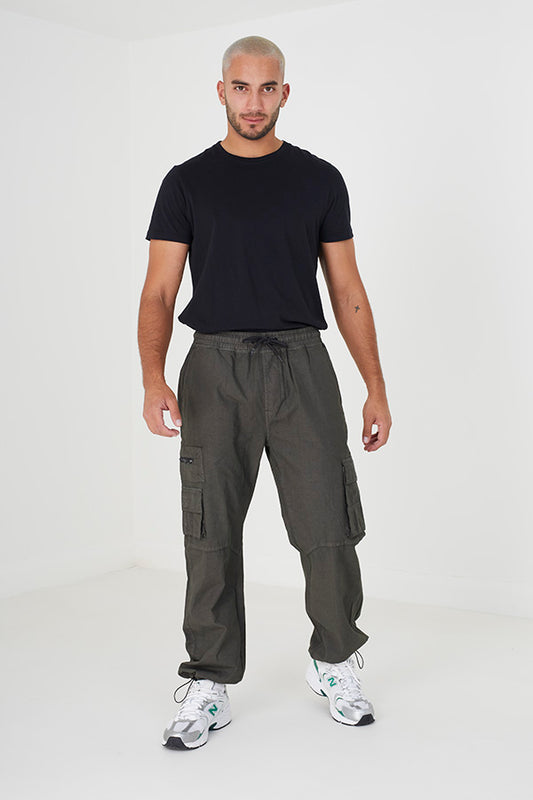 Cotton Ripstop Cargo Pant Elasticated Waist