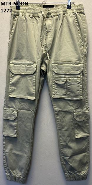 Cotton Twill Cargo Pant Elasticated Waist