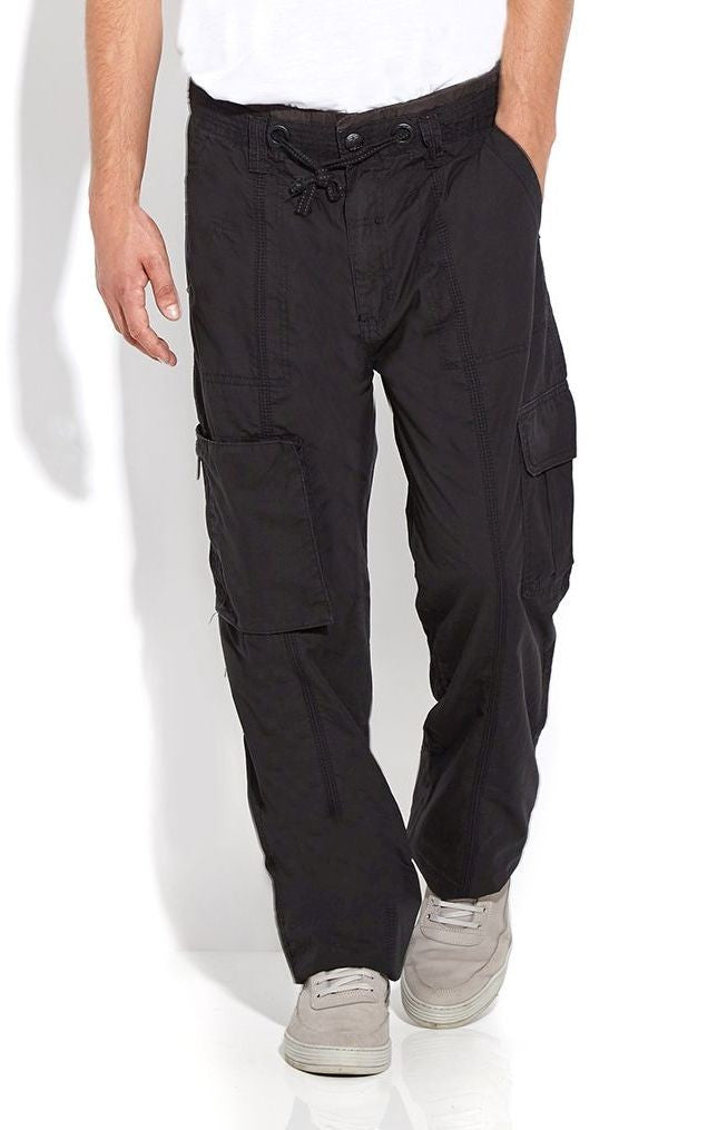 Romeo Tie Waist Cotton Cargo Pants