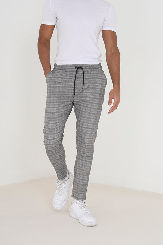 Check Pant Elasticated Waist