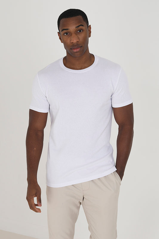 Waffle Stitch Short Sleeve T-Shirt
